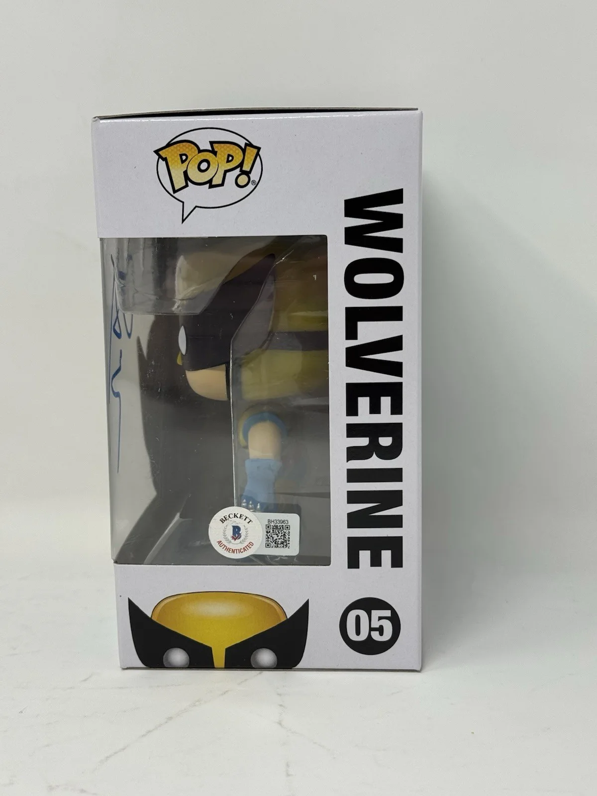 Hugh Jackman — Hugh Jackman X-Men Wolverine Signed Autograph Funko Pop Marvel #05 Beckett COA, изображение 4