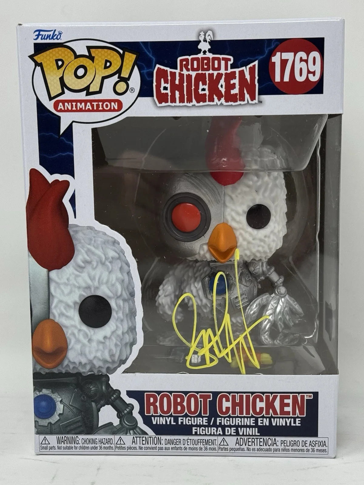 Seth Green — Seth Green Signed Autograph Robot Chicken Funko Pop Animation 1769 Beckett COA, изображение 2