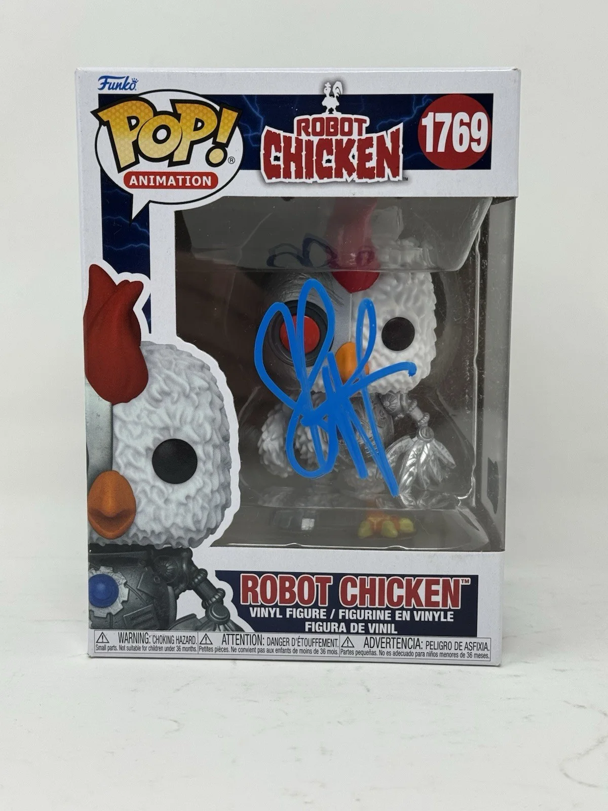 Seth Green — Seth Green Robot Chicken Signed Robot Chicken #1769 Funko Pop Autograph Beckett, image 2