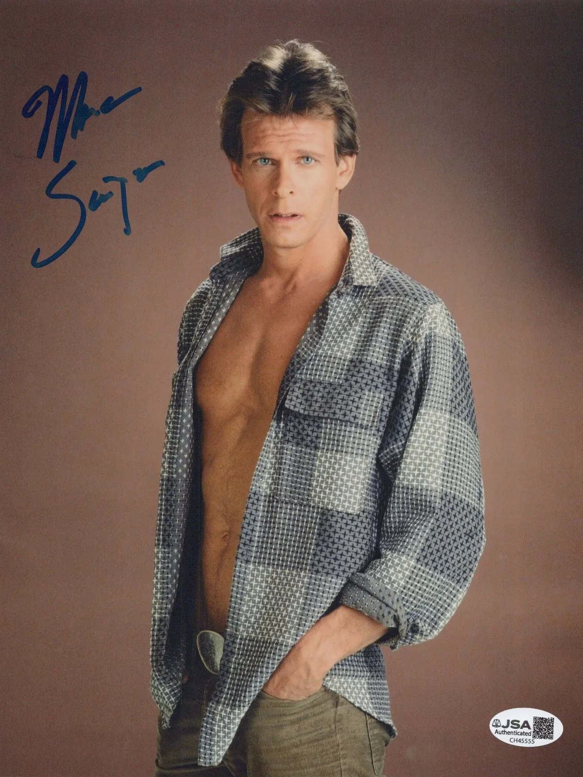 MARC SINGER — MARC SINGER Signed THE BEASTMASTER 8x10 Photo DARTANUS Autograph JSA COA