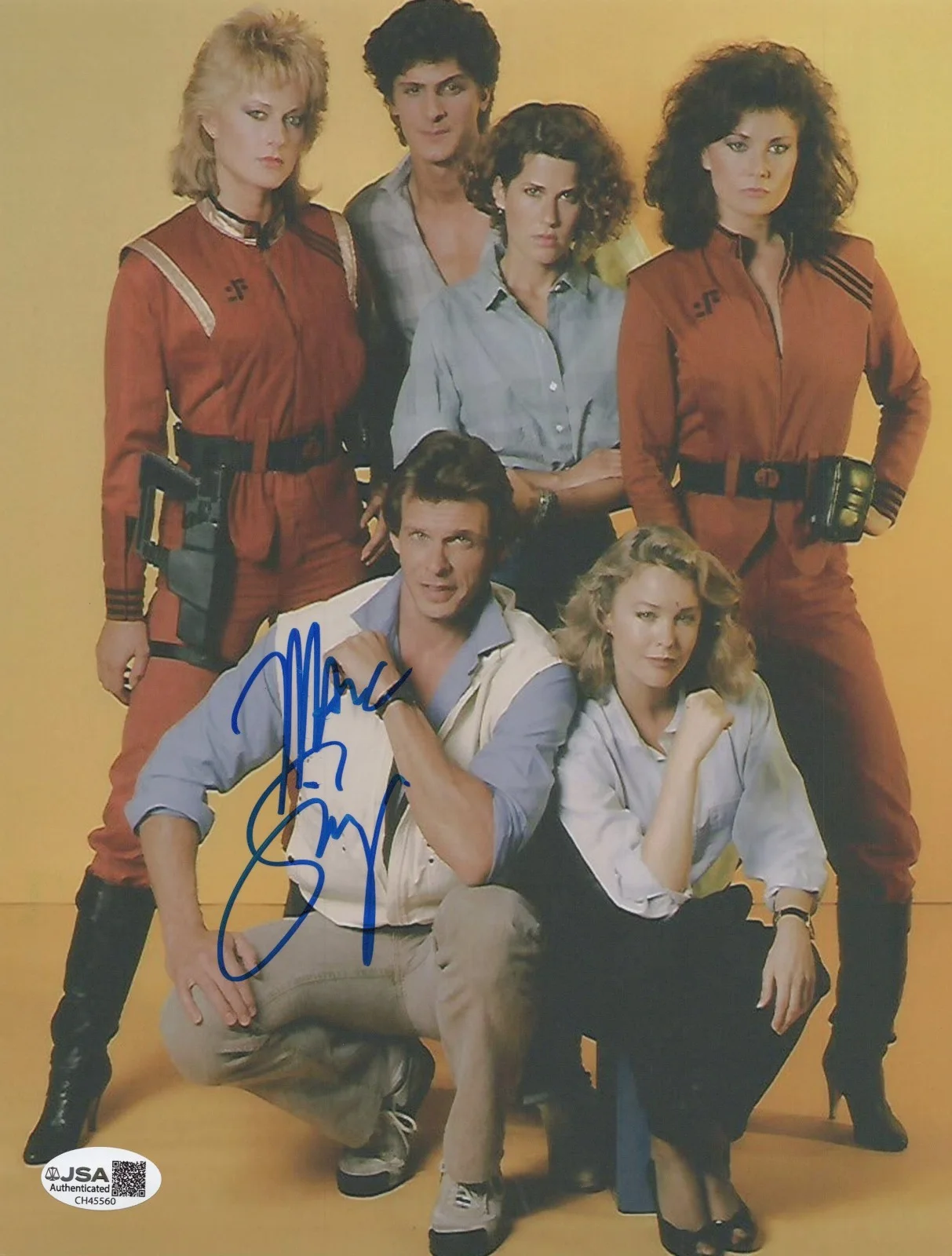 MARC SINGER — MARC SINGER Signed V: THE FINAL BATTLE 8x10 Photo MIKE DONAVAN Autograph JSA COA