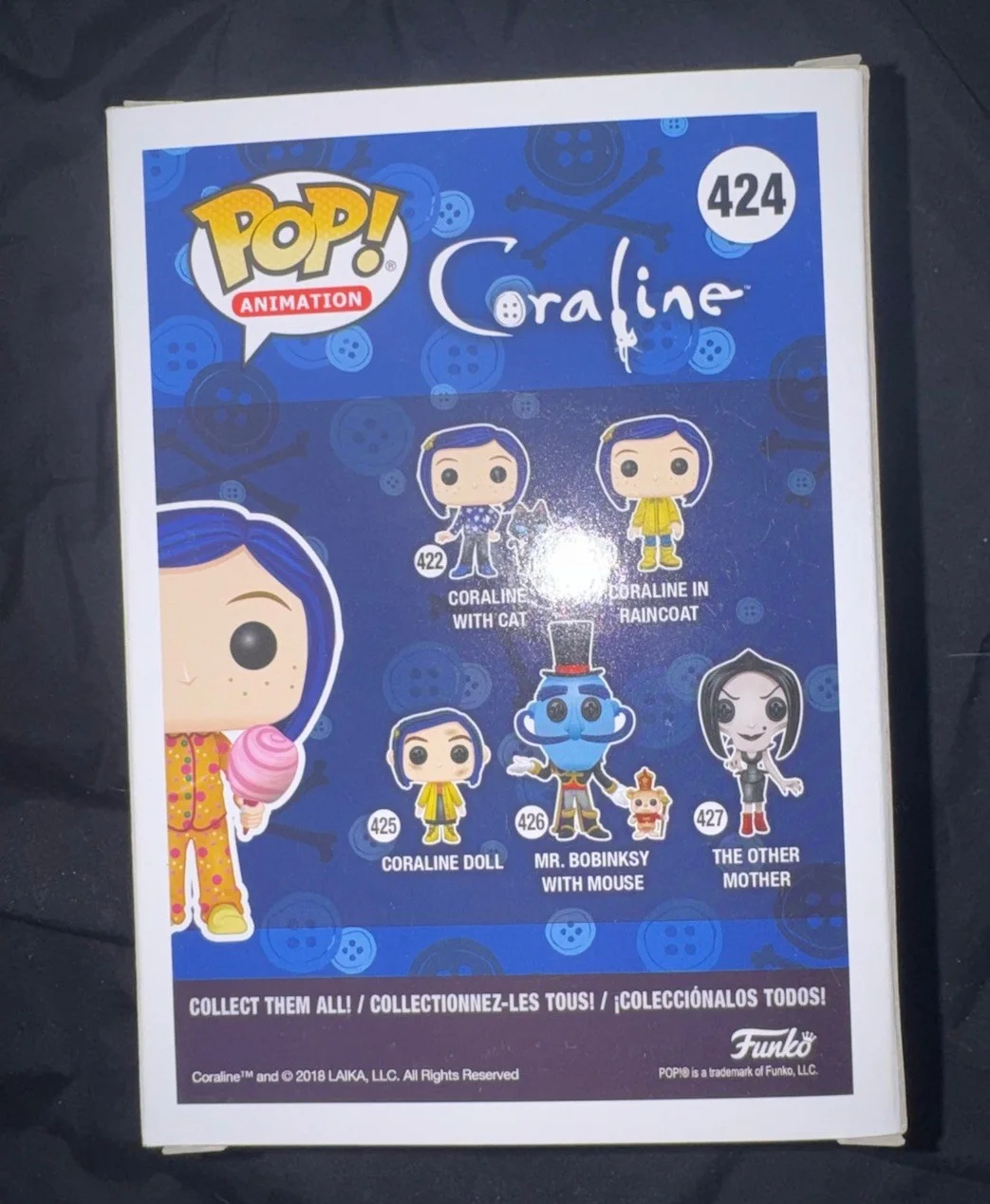 Dakota Fanning — Dakota Fanning signed Corraline in Pajamas funko 2018 fall exclusive BAS photo, изображение 5