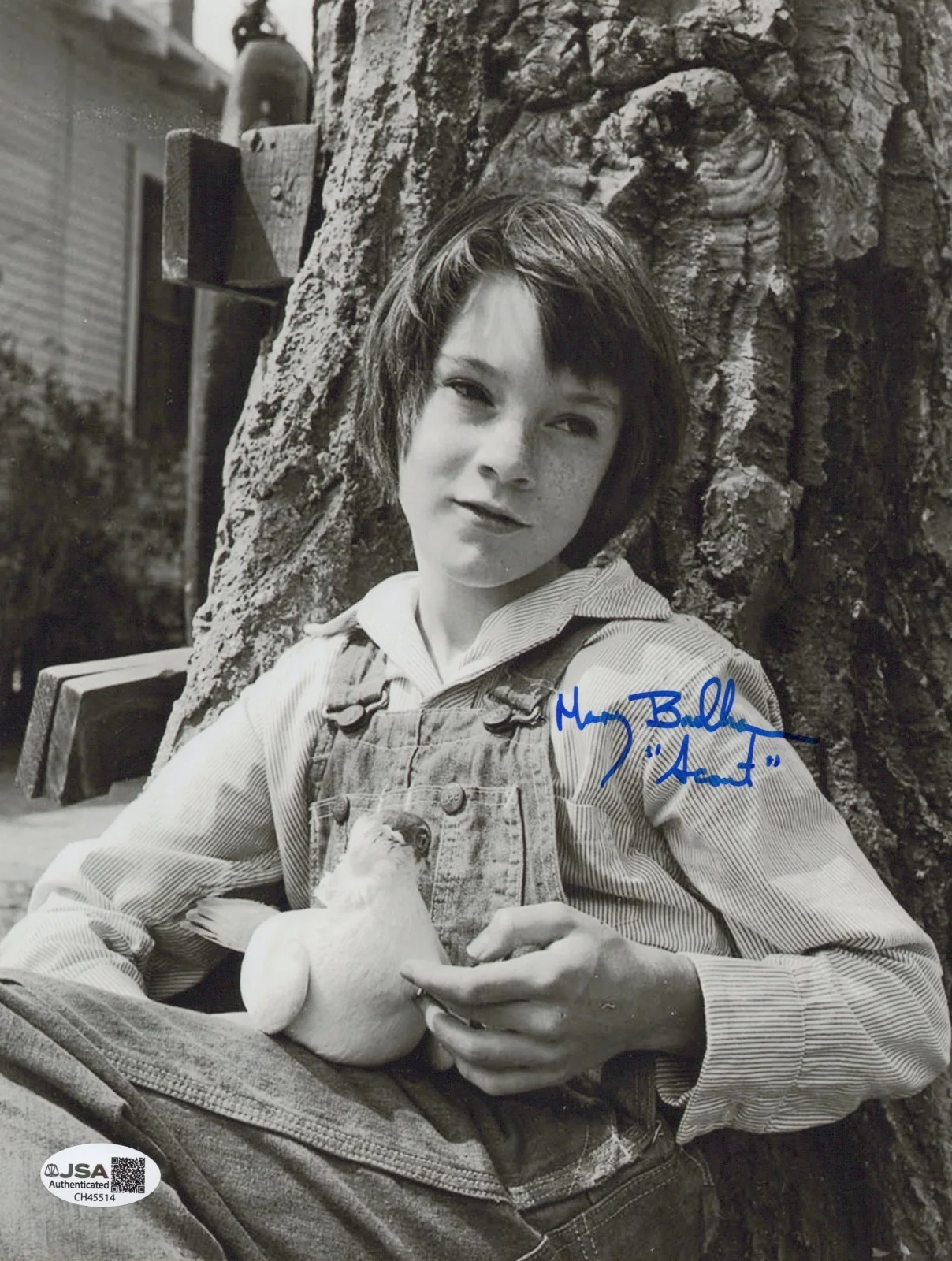 MARY BADHAM — MARY BADHAM Signed TO KILL A MOCKING 8x10 Photo SCOUT Autograph JSA CERT