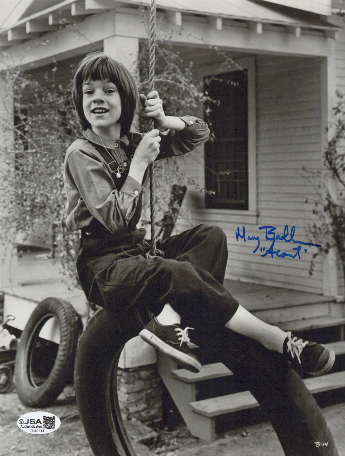 MARY BADHAM — MARY BADHAM Signed TO KILL A MOCKING 8x10 Photo SCOUT Autograph JSA CERT