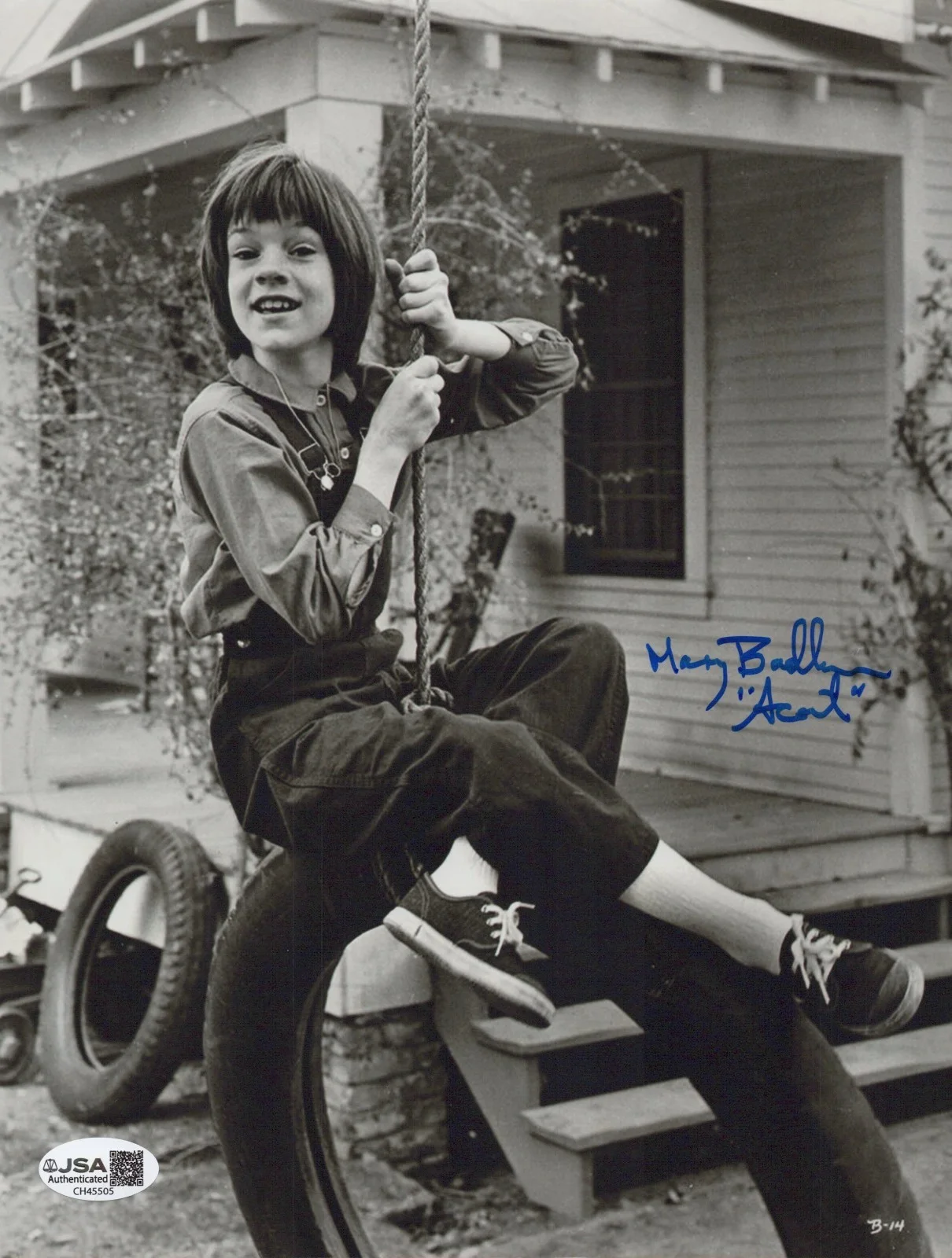 MARY BADHAM — MARY BADHAM Signed TO KILL A MOCKING 8x10 Photo SCOUT Autograph JSA CERT