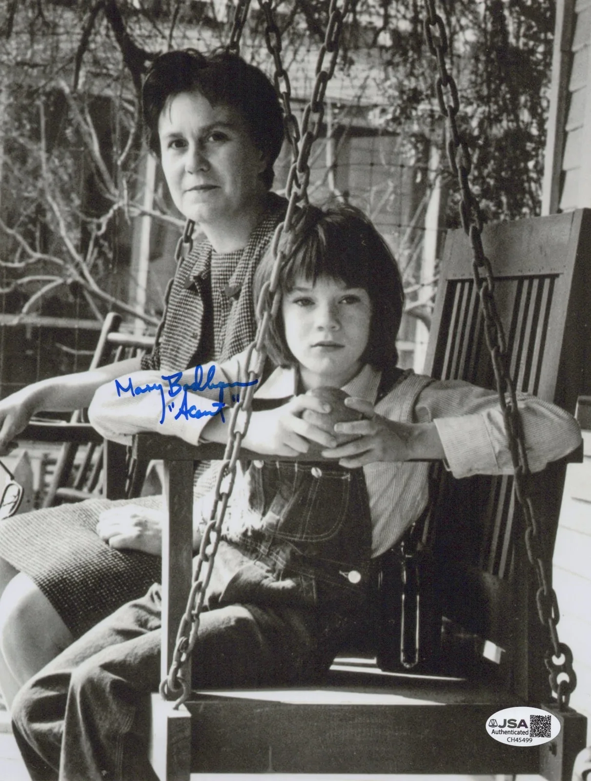 MARY BADHAM — MARY BADHAM Signed TO KILL A MOCKING 8x10 Photo SCOUT Autograph JSA CERT