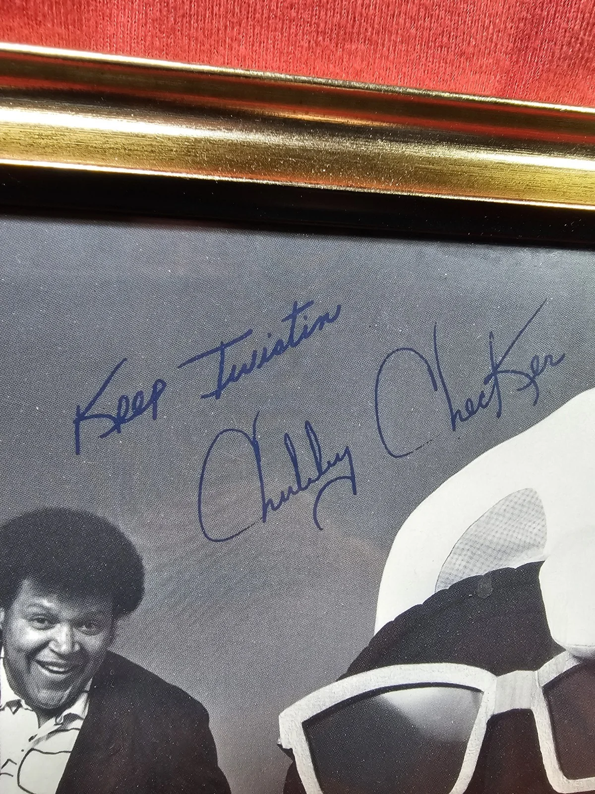 CHUBBY CHECKER AUTHENTIC AUTOGRAPHED Signed Vintage Photo, image 2
