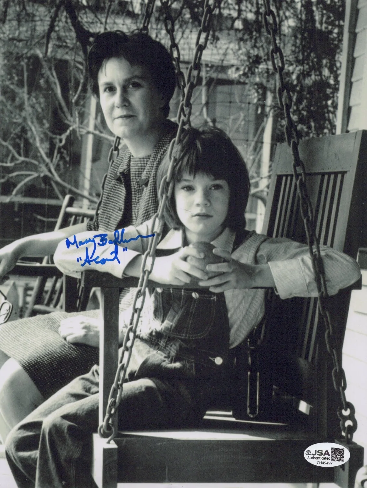 MARY BADHAM — MARY BADHAM Signed TO KILL A MOCKING 8x10 Photo SCOUT Autograph JSA CERT