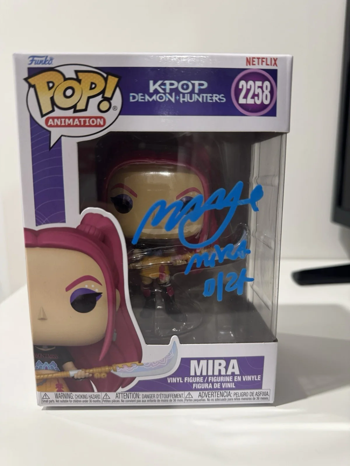 May Hong — MAY HONG Signed Funko Pop #2258! MIRA KPOP Demon Hunters! RARE 🔥, изображение 2