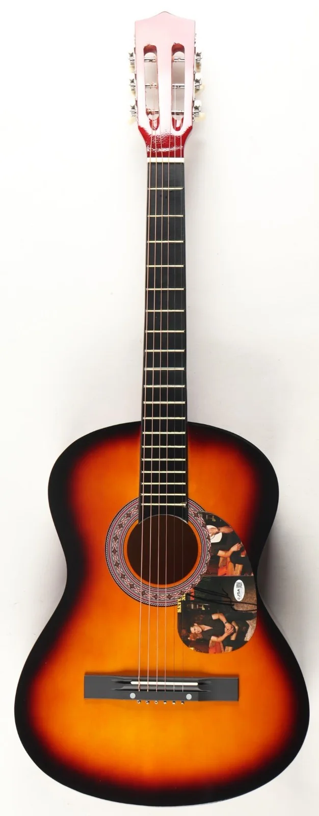 Jon Pardi Signed Acoustic Display Guitar w/CD Insert Pickguard | JSA Auth, image 3