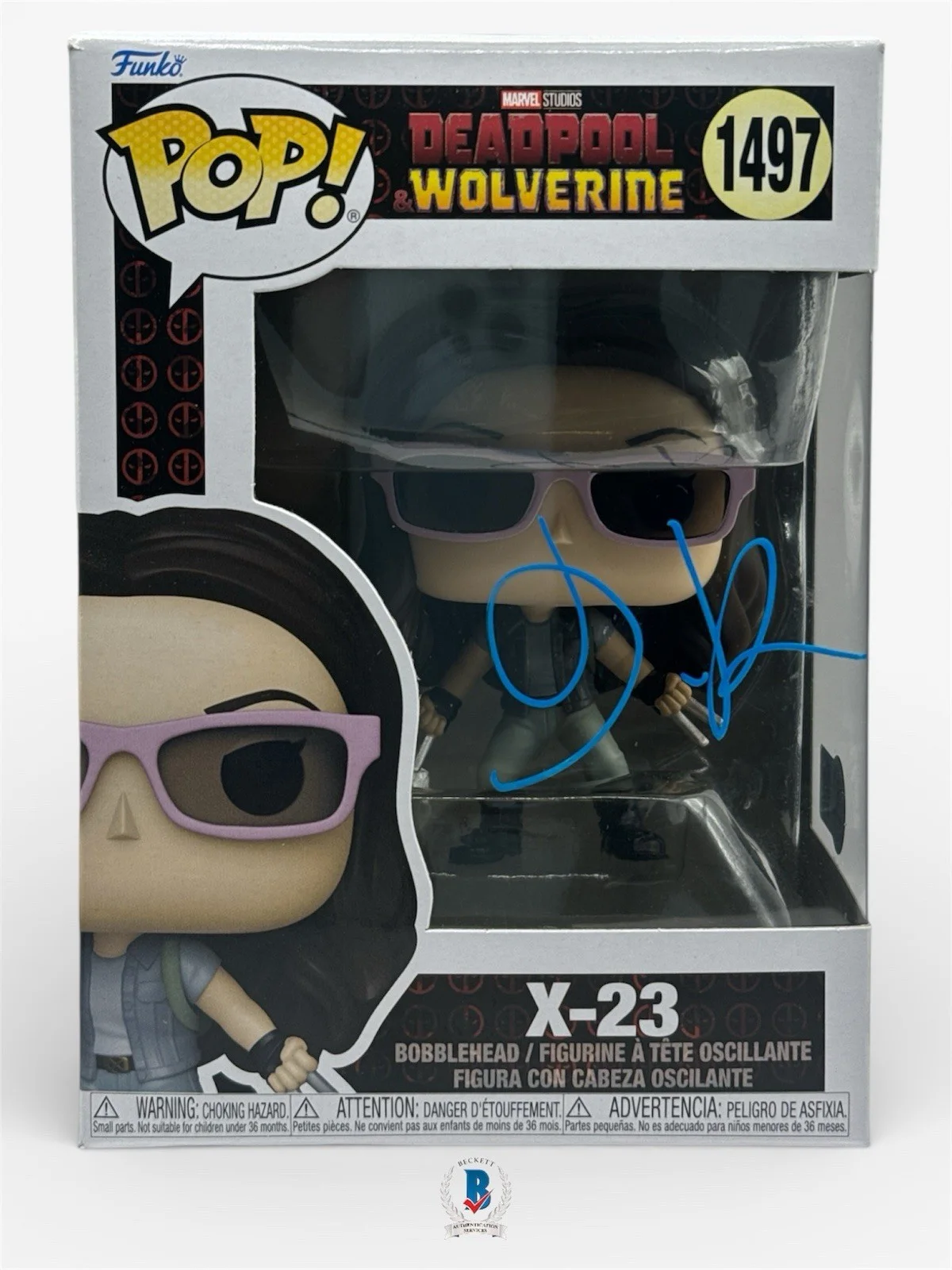 Dafne Keen — Dafne Keen Autograph Signed Marvel Deadpool Wolverine X-23 Funko Pop Beckett COA