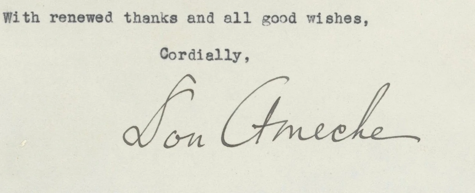 Don Ameche Signed Letter, image 2