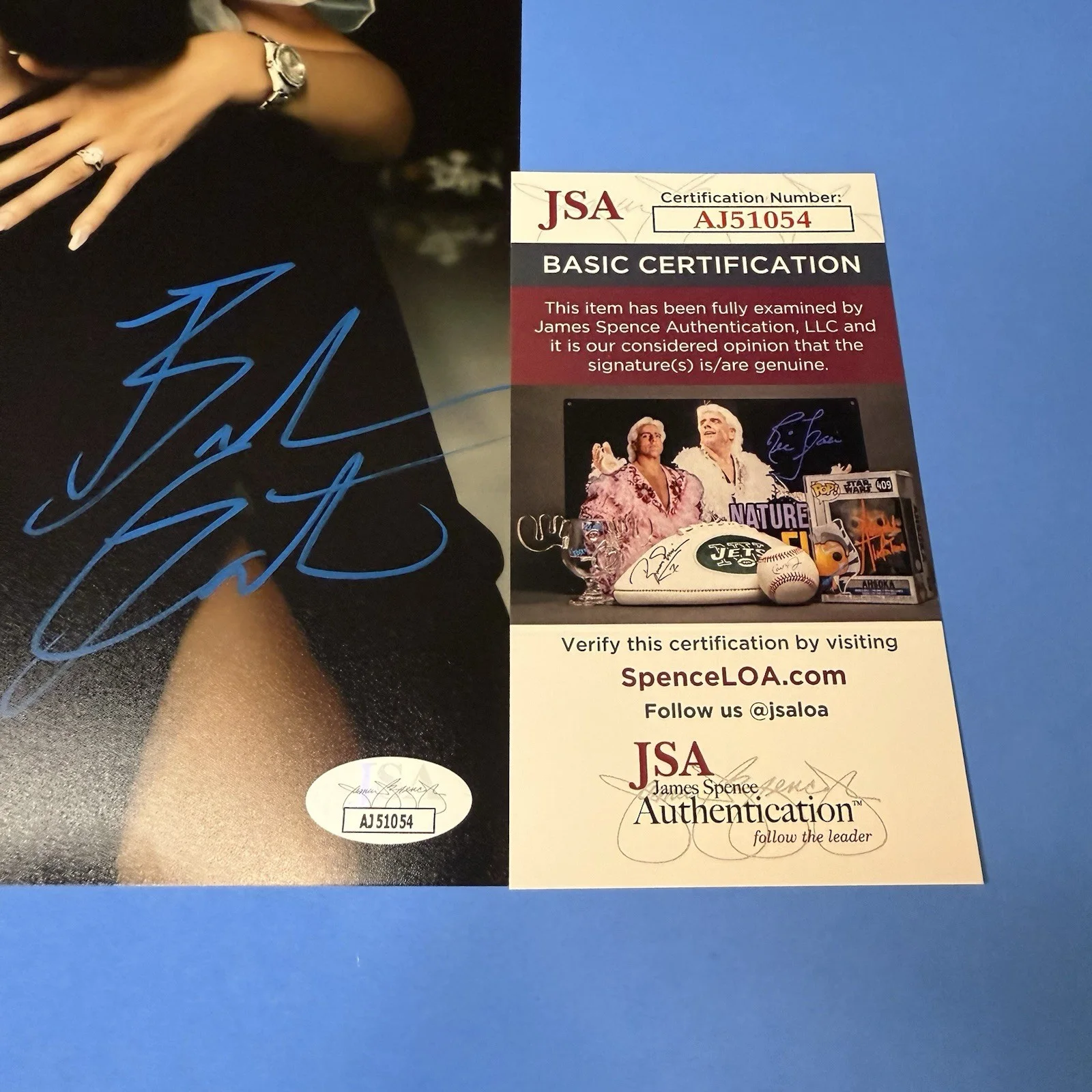 Savannah Dexter & Brabo Gator Signed 8x10 Photo Autographed Country Rap JSA COA, image 2