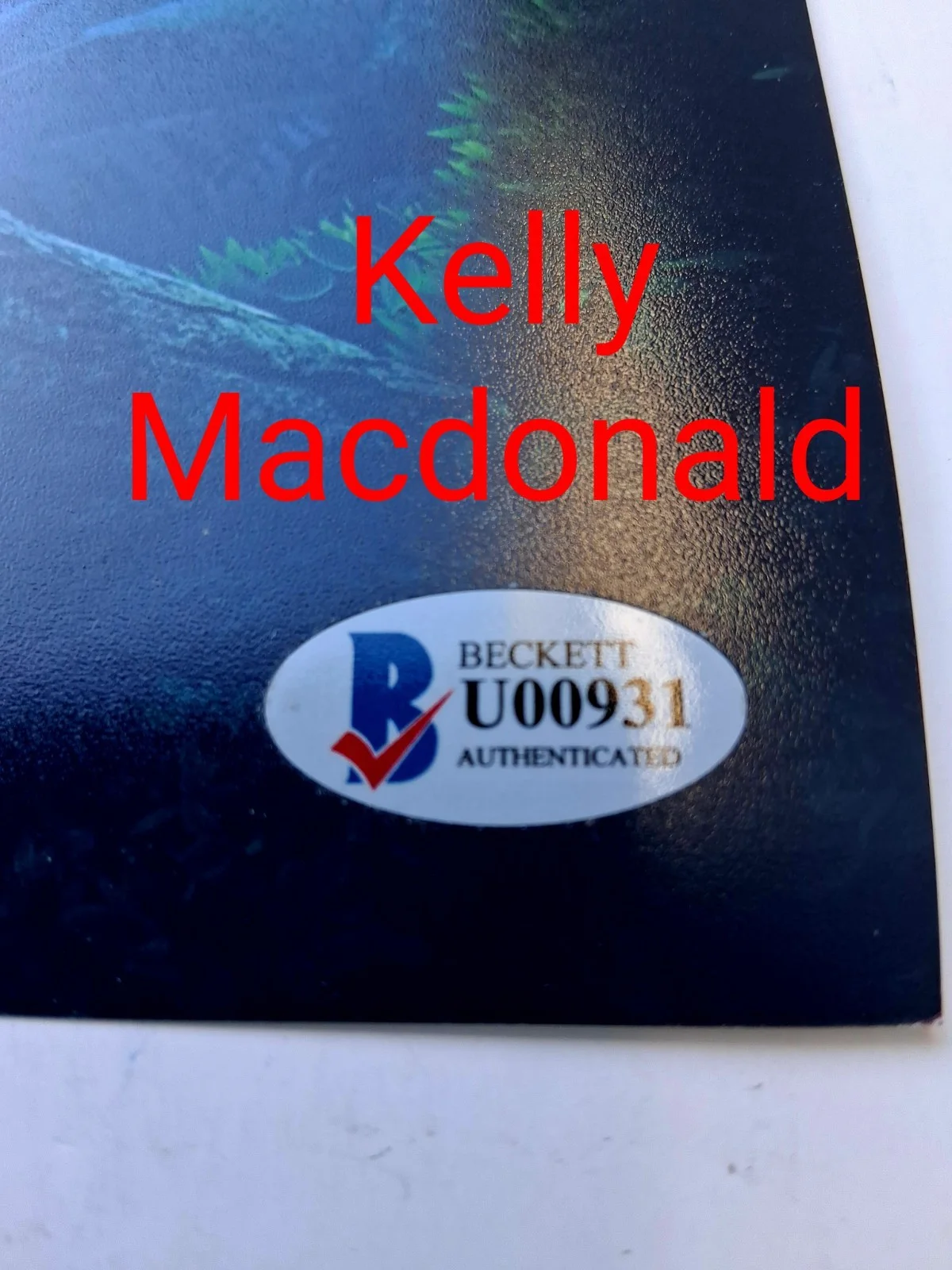 Kelyl Macdonald — Kelyl Macdonald Signed 11x14 BRAVE,Beckett Cert #U00931, изображение 2