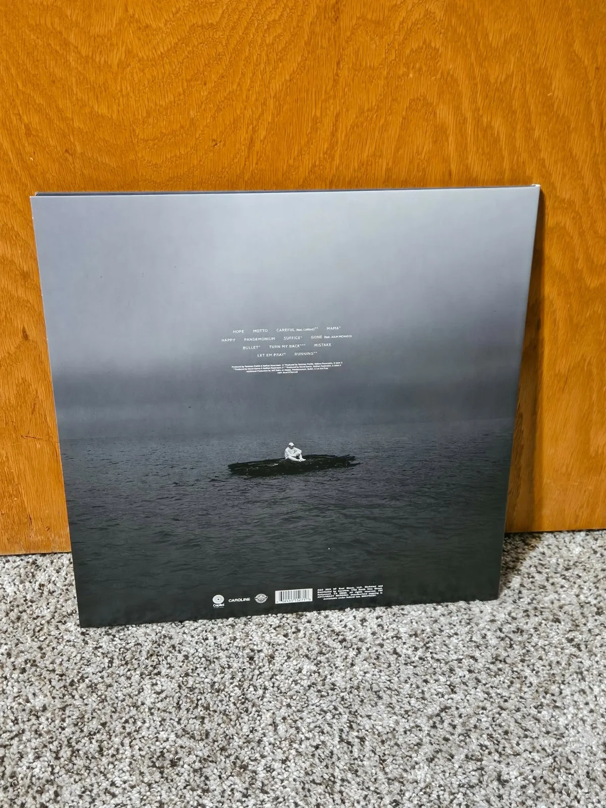 NF Hope SIGNED Vinyl Sleeve Autographed Auto LP Record Nate Feuerstein, image 3