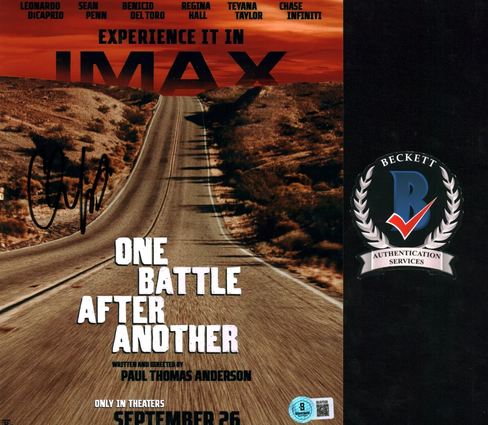 chase infiniti — Chase Infiniti Signed Autographed One Battle After Another 8x10 Photo BAS COA