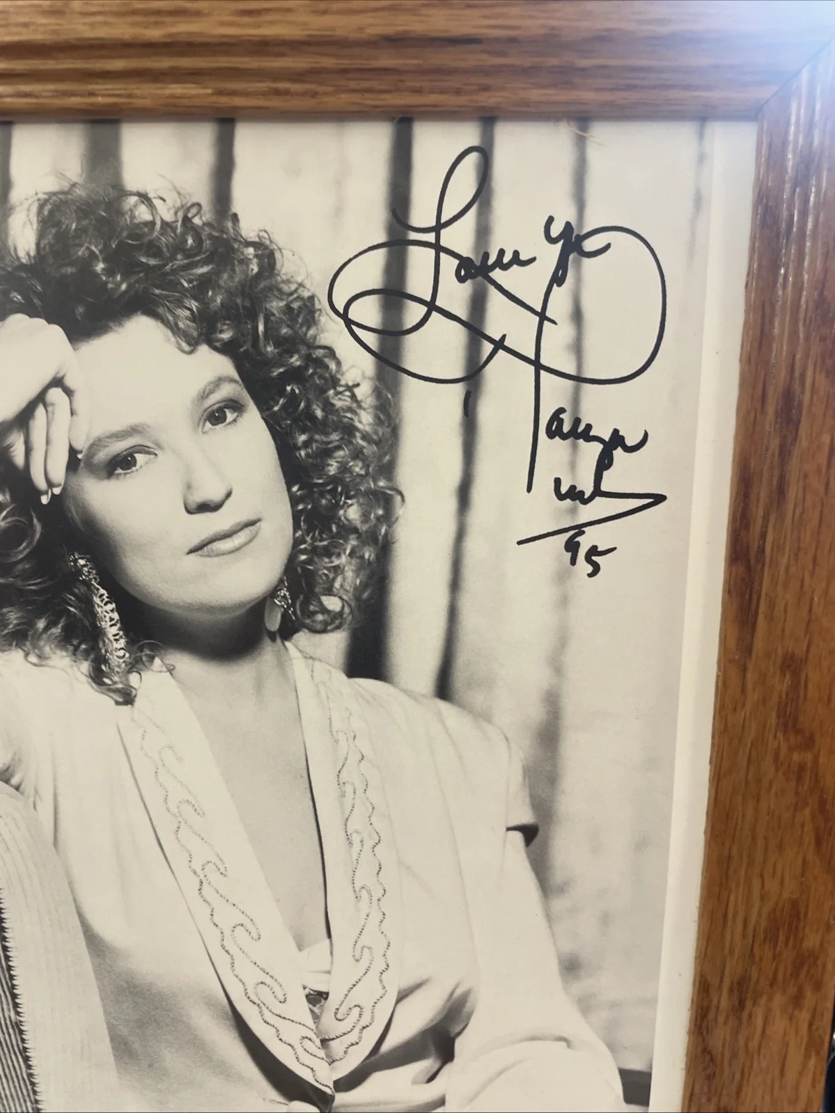 TANYA TUCKER AUTOGRAPHED PHOTO 1995, изображение 5
