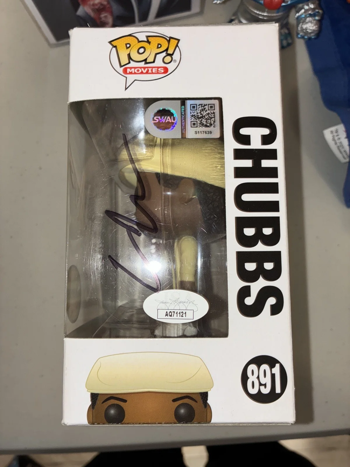 Carl Weathers — dual signed funko Carl Weathers “Chubbs” chase signed & Adam sandler w coa, image 2