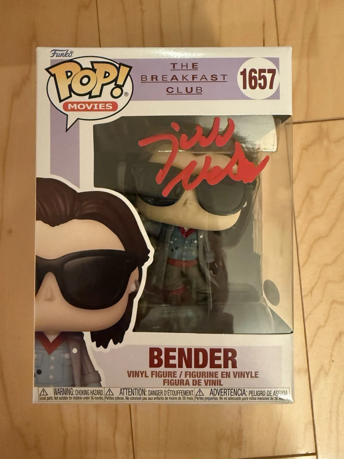 Molly Ringwald, Judd Nelson, Anthony Michael Hall — The Breakfast Club, Molly Ringed & Cast , Signed Autographed , Funko Pops ￼, изображение 3