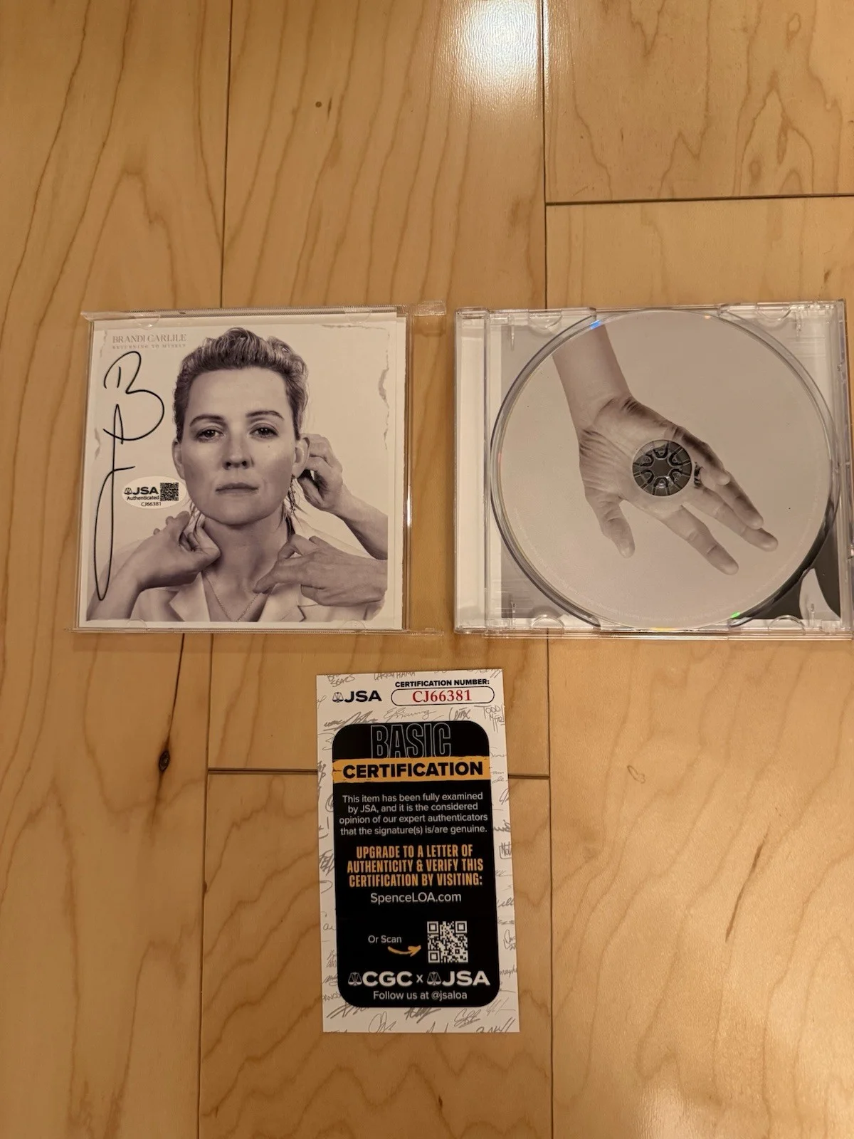 Brandi Carlile SIGNED CD Returning To Myself JSA CERT, image 2
