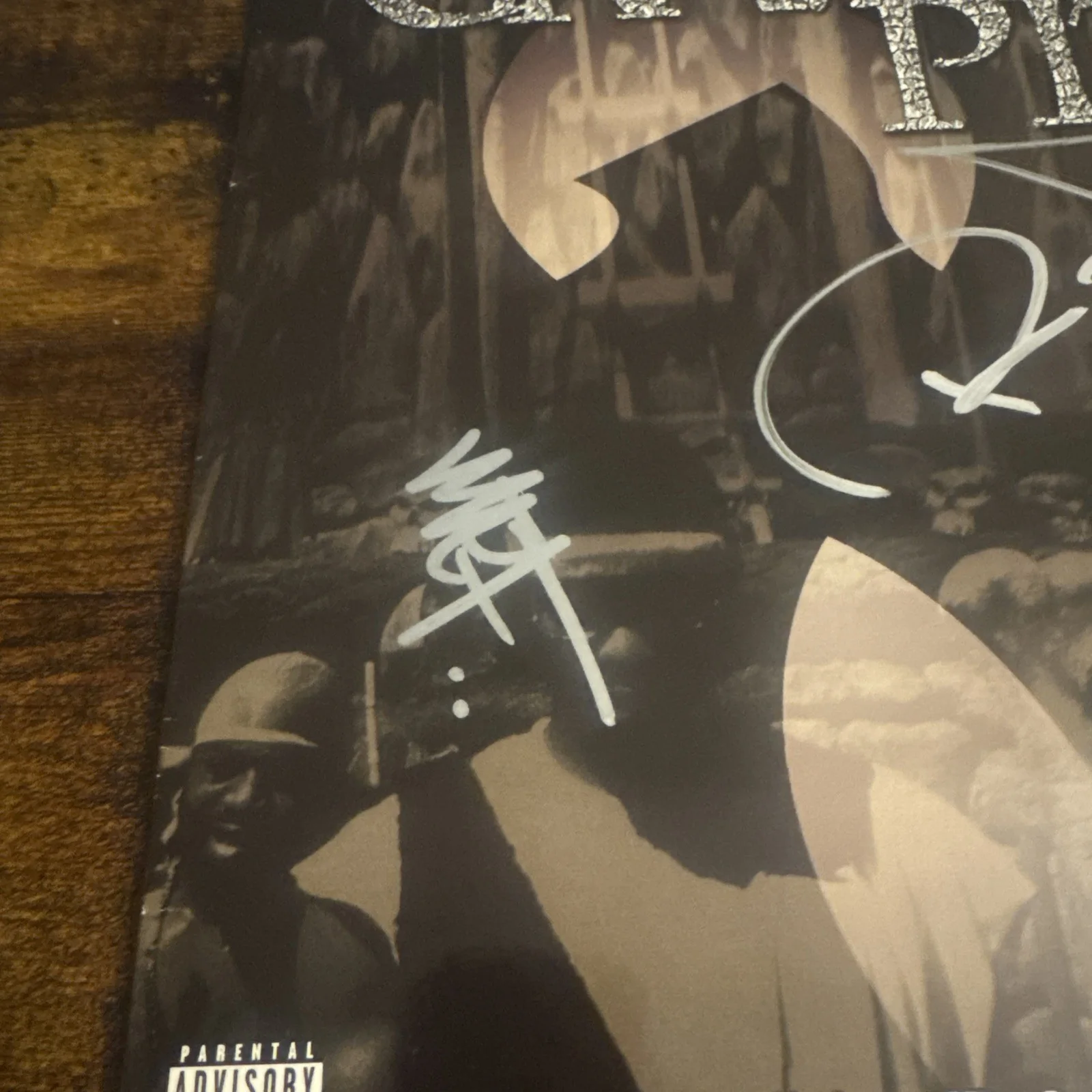 RZA Method Man SIGNED WU-TANG CLAN Gravel Pit VINYL RECORD BECKETT COA, изображение 3