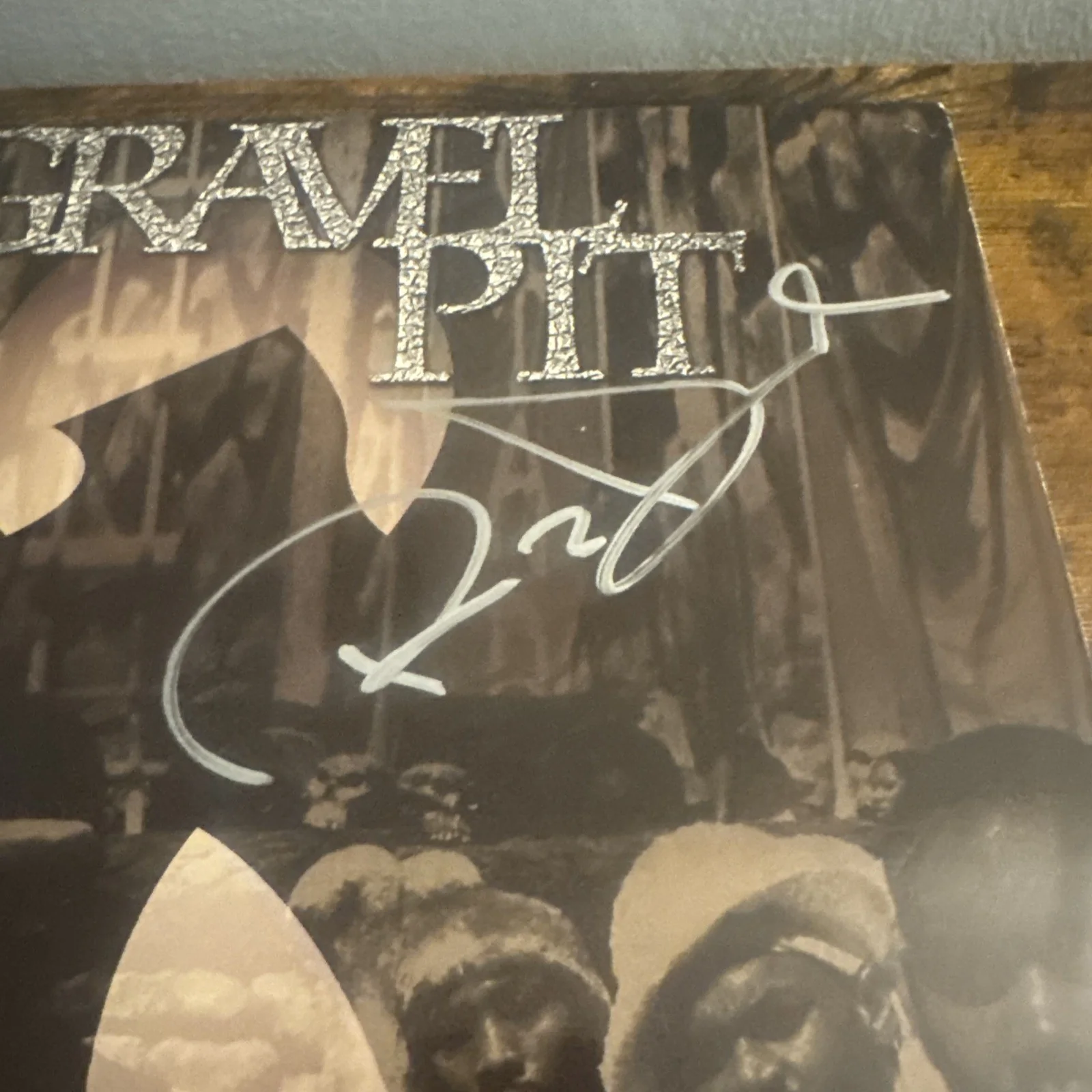 RZA Method Man SIGNED WU-TANG CLAN Gravel Pit VINYL RECORD BECKETT COA, изображение 4