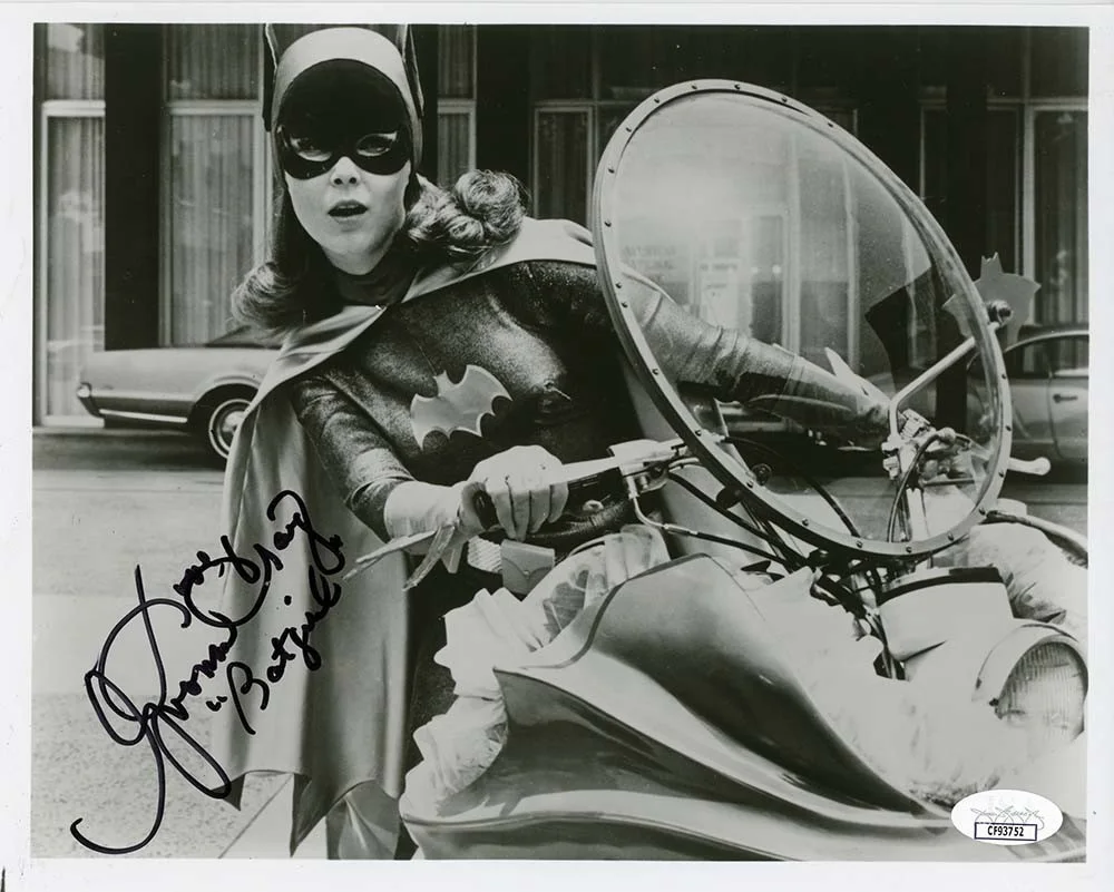 a star — Yvonne Craig Batman Batgirl 8X10 Photo Hand Signed Autographed JSA COA