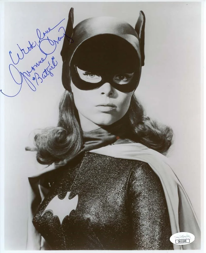 a star — Yvonne Craig Batman Batgirl 8X10 Photo Hand Signed Autographed JSA COA