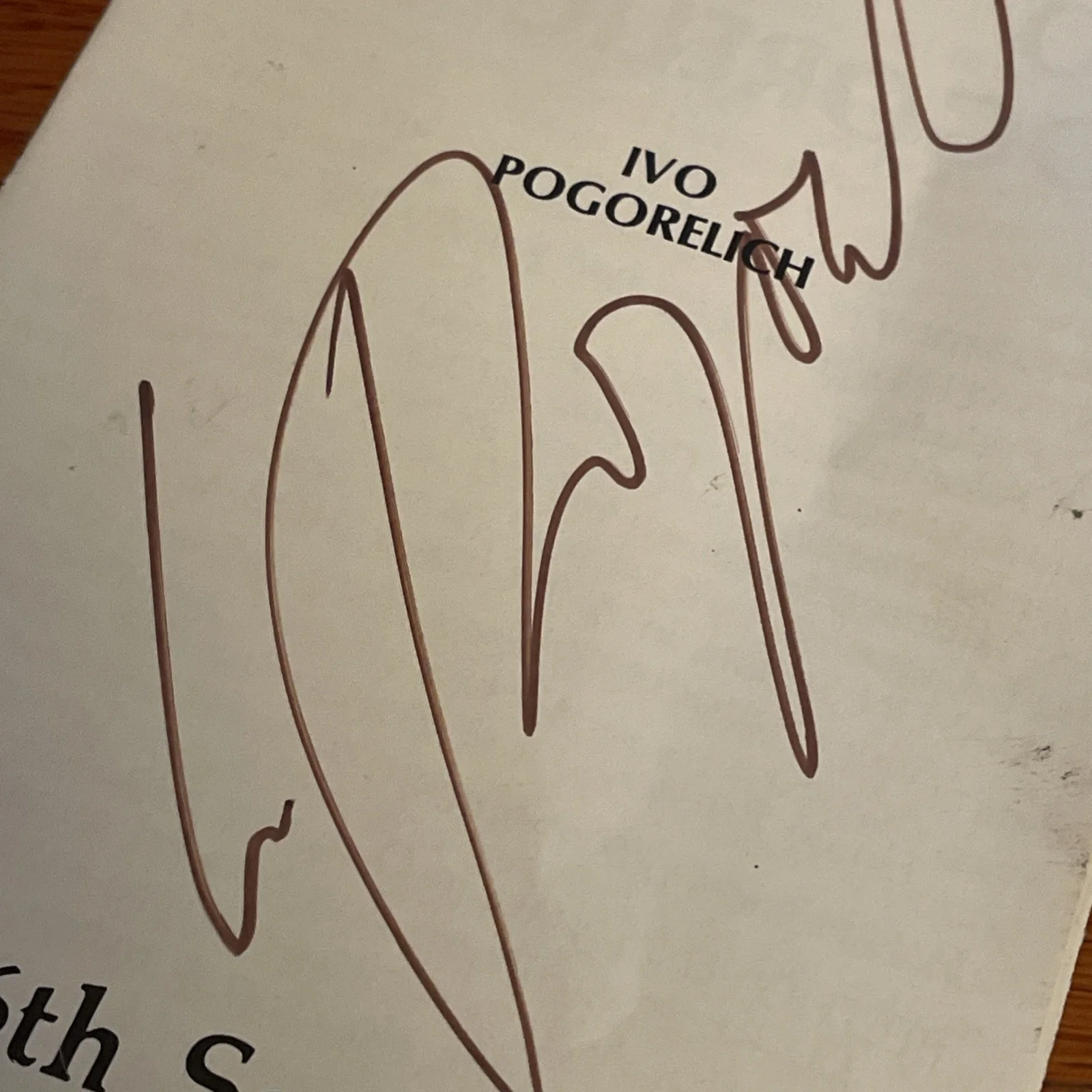 Ivo Pogorelich Pianist Signed 1984 Concert Brochure Autograph Mechanics Hall, изображение 2