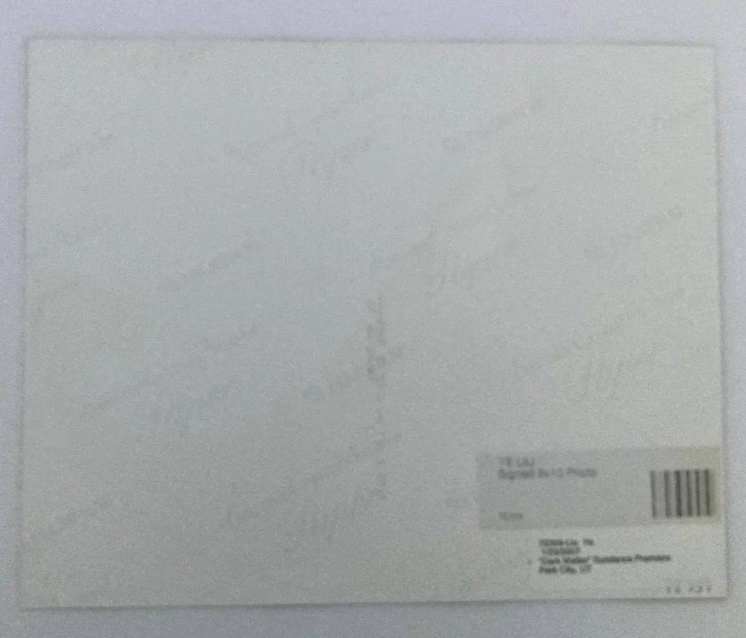 Ye Liu — HAND-SIGNED 8x10 YE LIU "Dark Matter" Color PHOTO 2007, изображение 3