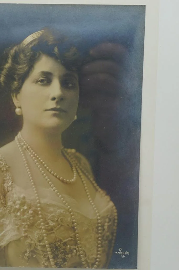 Antique Mary Garden Opera Soprano Signed B&W Photograph Framed, image 3