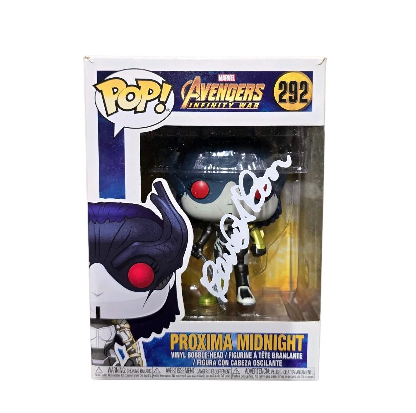 Carrie Coon — Carrie Coon Signed Proxima Midnight Funko 292 Avengers Infinity War SWAU COA