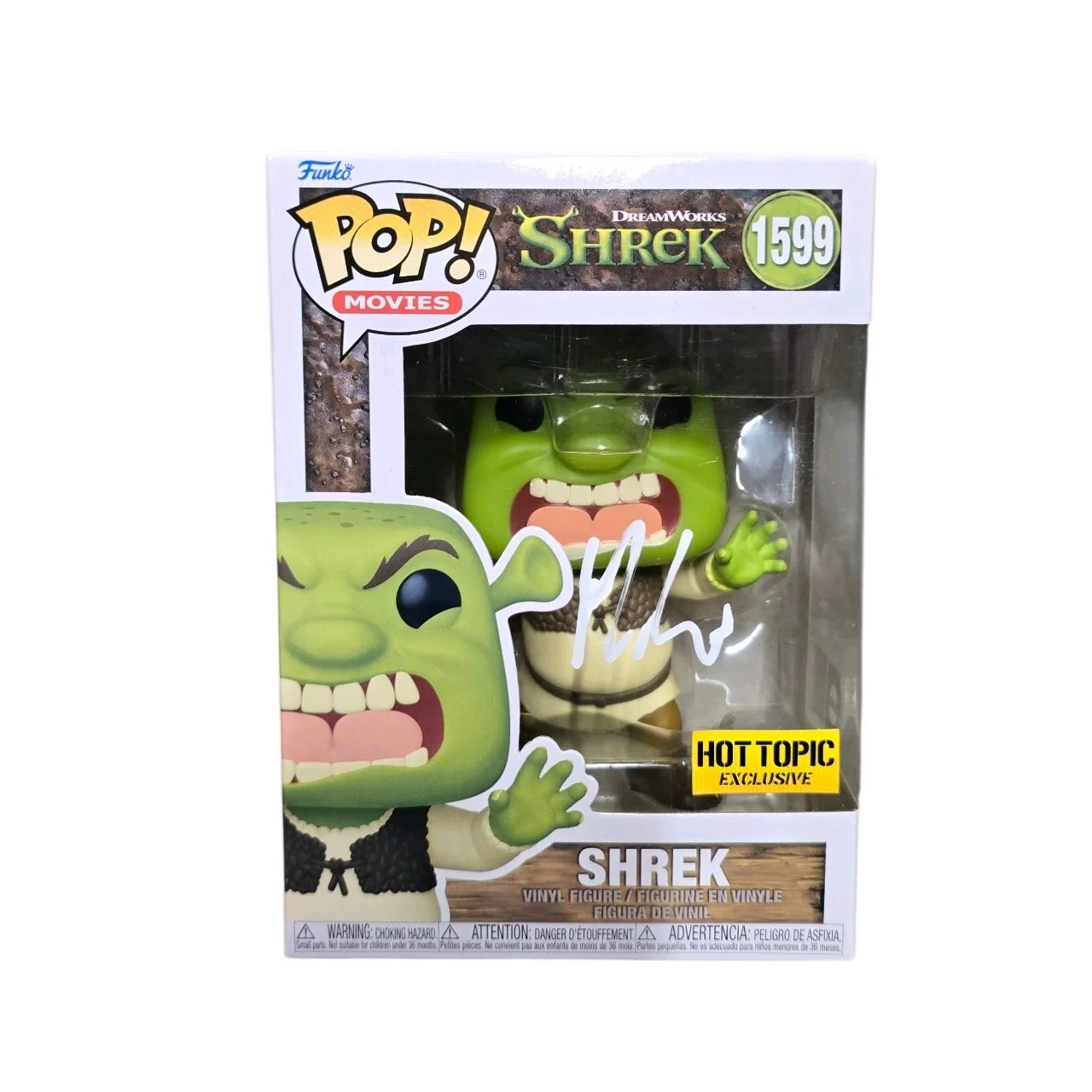 Mike Myers — Mike Myers Signed Shrek Funko 1599 Hot Topic Exclusive SWAU Authenticated RARE