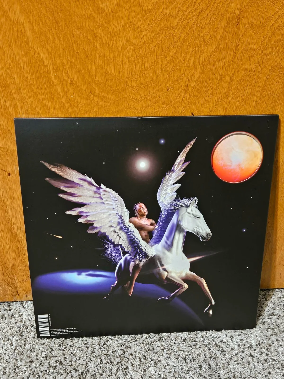 Trippie Redd Pegasus SIGNED Marble Vinyl Autographed Auto LP Record TR666 TR, image 2