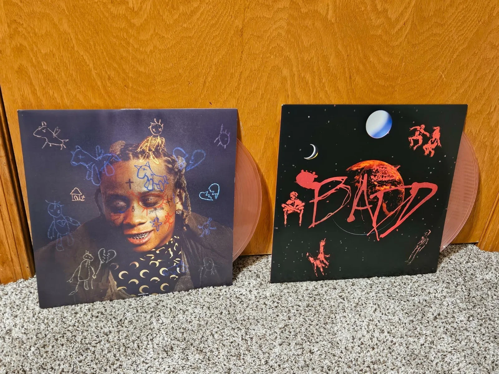 Trippie Redd Pegasus SIGNED Marble Vinyl Autographed Auto LP Record TR666 TR, image 3