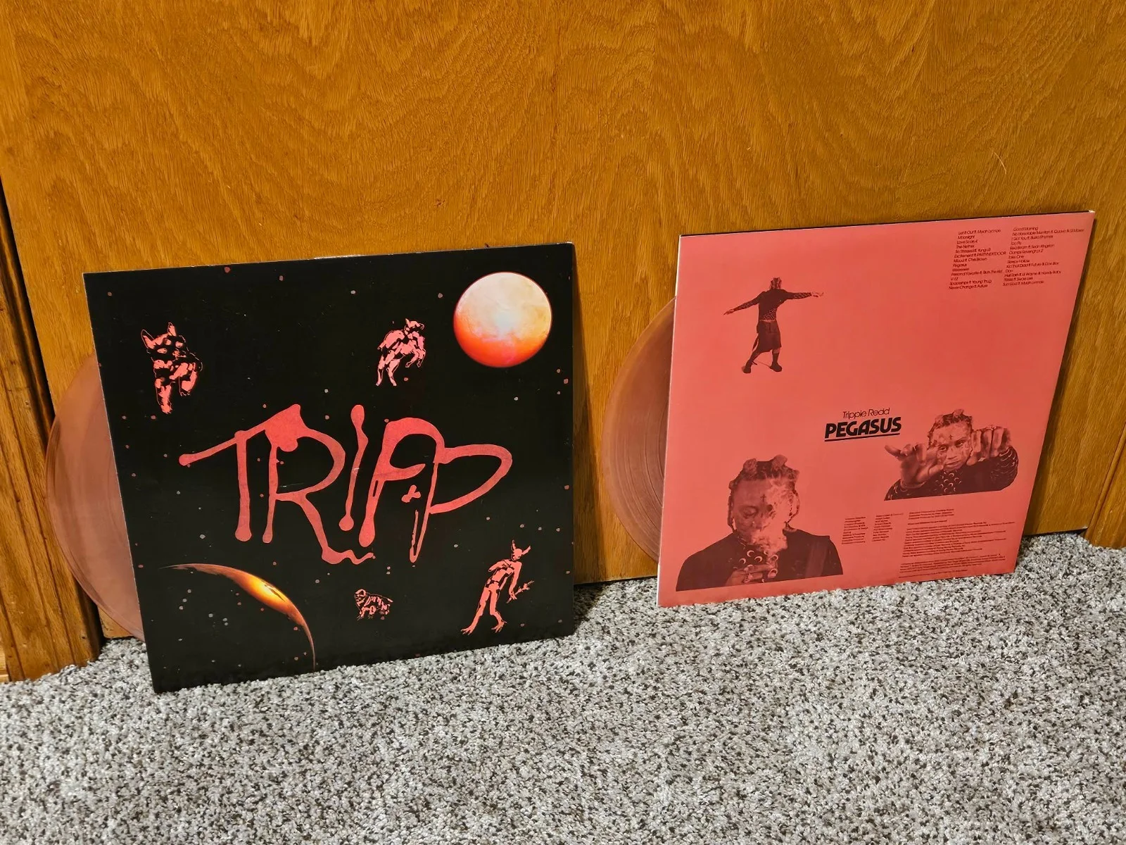 Trippie Redd Pegasus SIGNED Marble Vinyl Autographed Auto LP Record TR666 TR, image 4