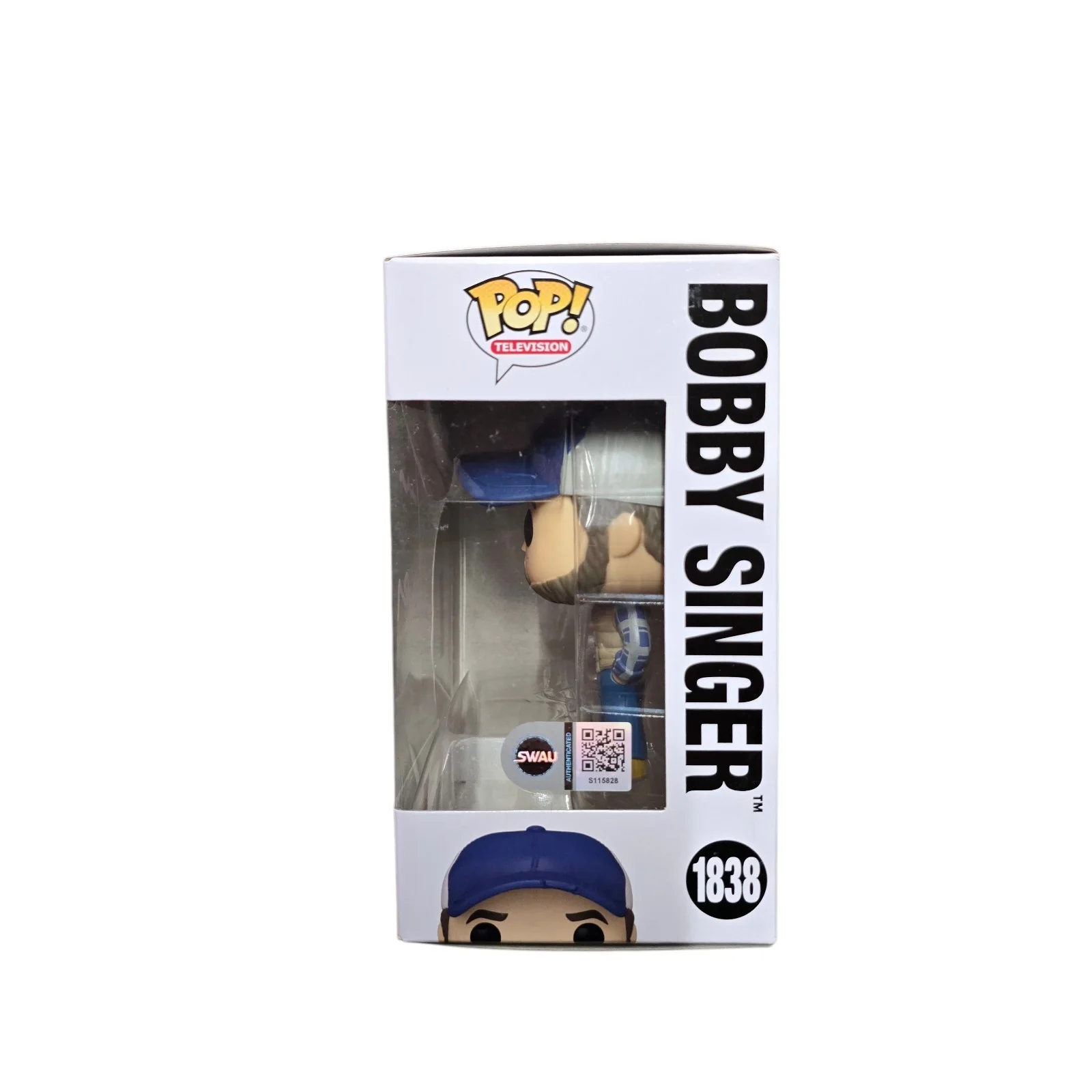 Jim Beaver — Jim Beaver Signed Bobby Singer Funko 1838 Supernatural SWAU Authenticated RARE, изображение 2