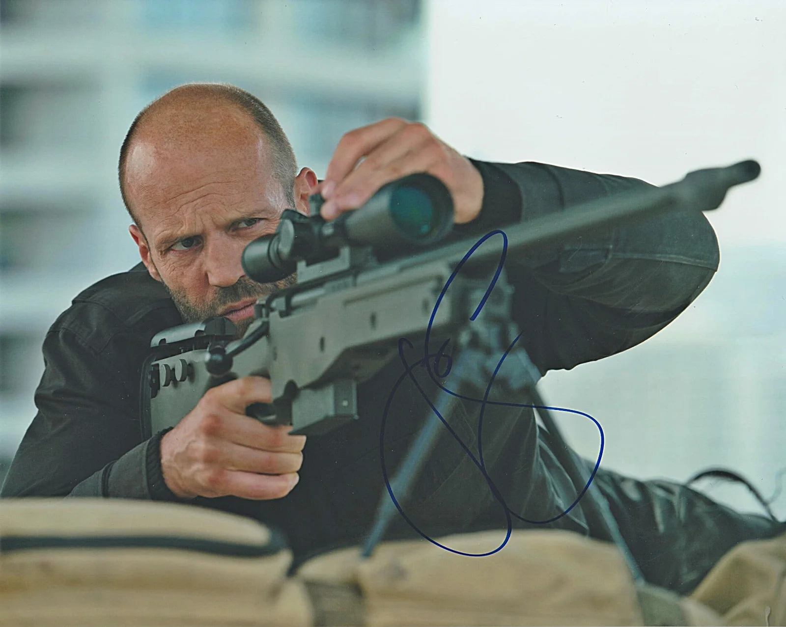 JASON STATHAM — JASON STATHAM [FAST & FURIOUS, TRANSPORTER] ORIGINAL SIGNED AUTOGRAPHED 8x10 #3