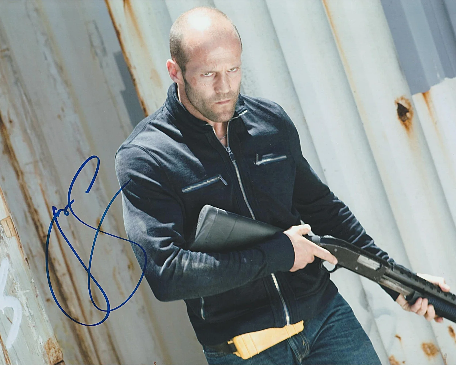 JASON STATHAM — JASON STATHAM [FAST & FURIOUS, TRANSPORTER] ORIGINAL SIGNED AUTOGRAPHED 8x10 #1