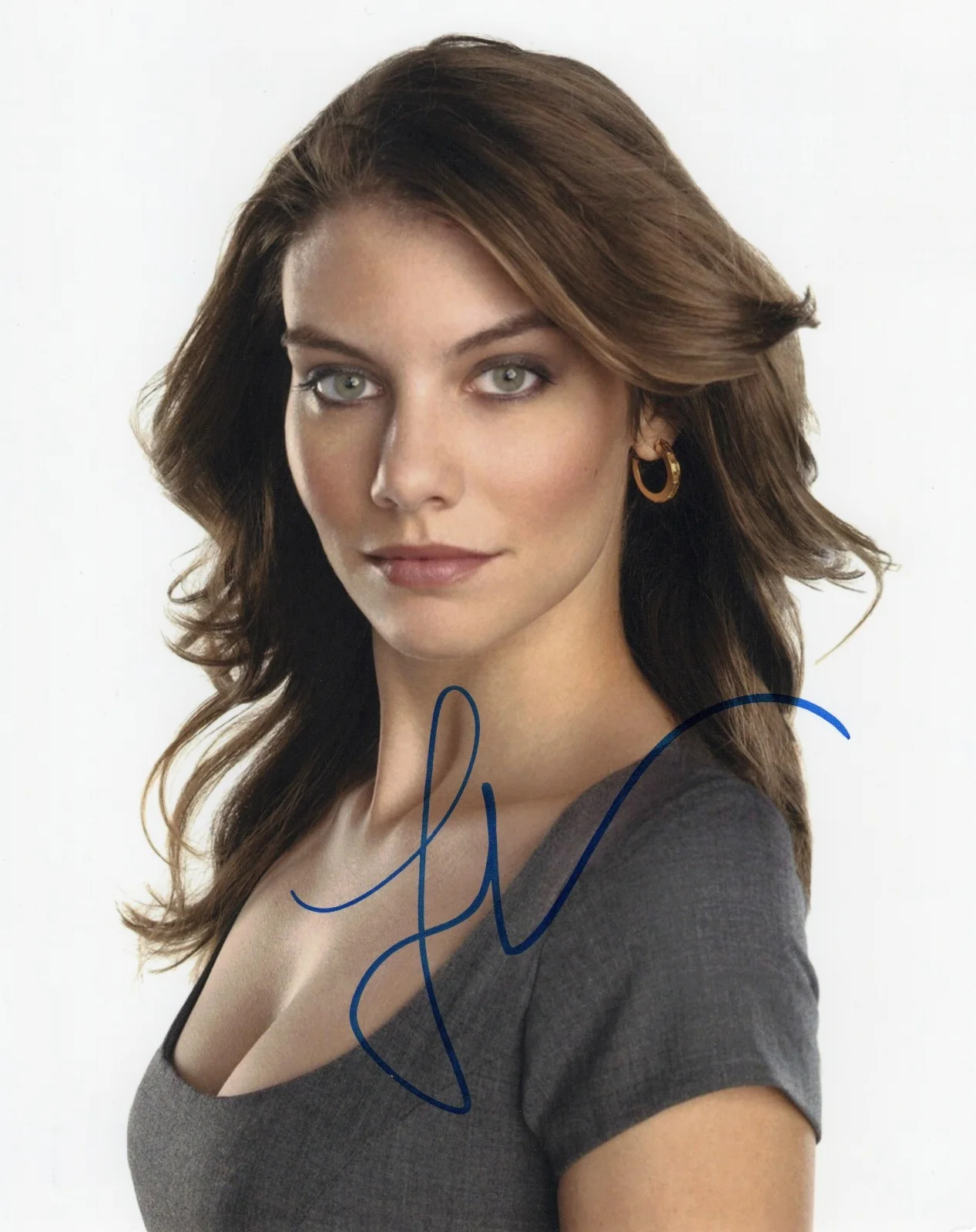 Lauren Cohan — Lauren Cohan Autographed Photo 2 w COA