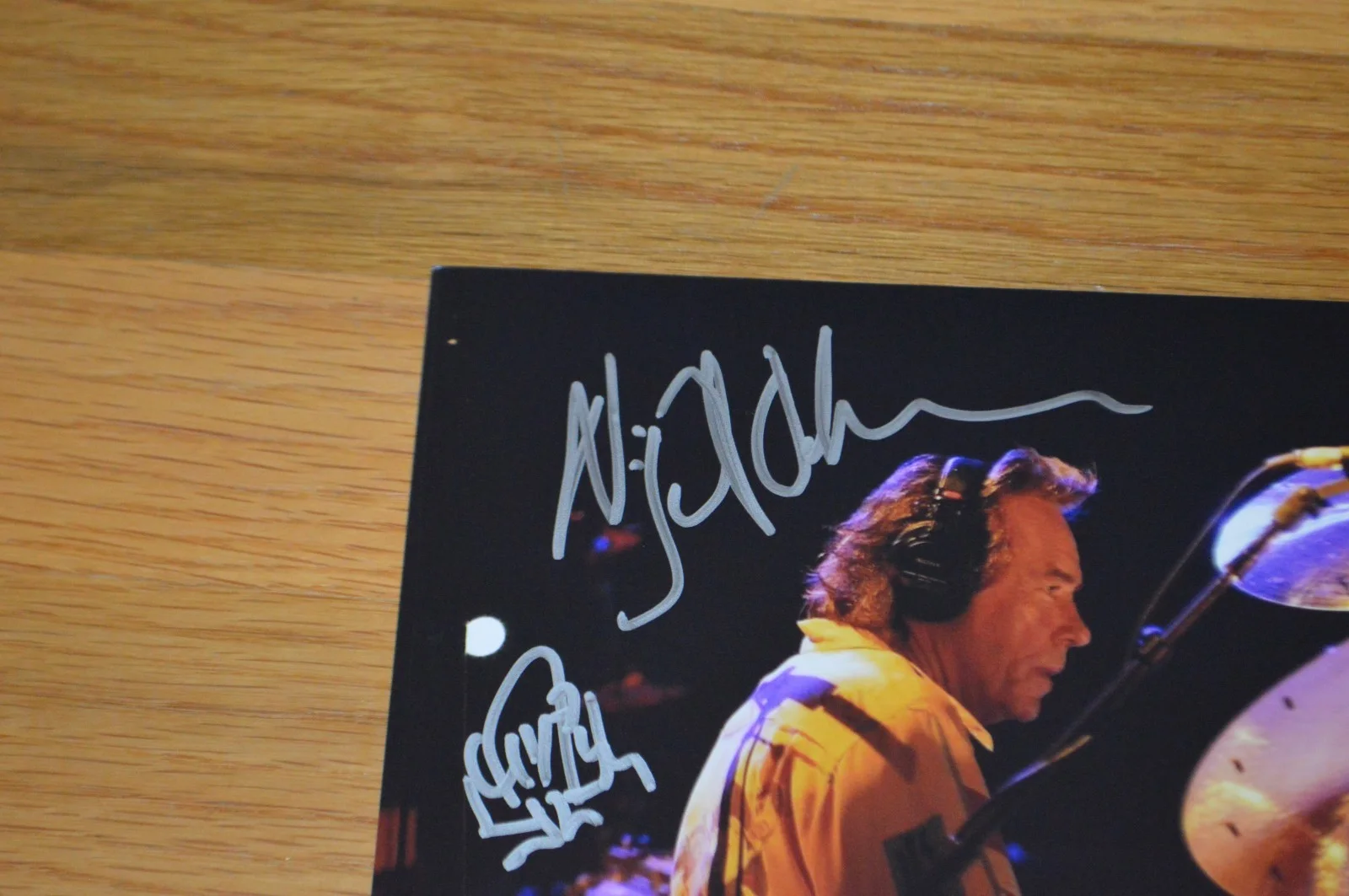 Nigel Olsson Autographed 8x10 Color Photo w/ AUTOGRAPH COA ~ Elton John Drummer, image 3