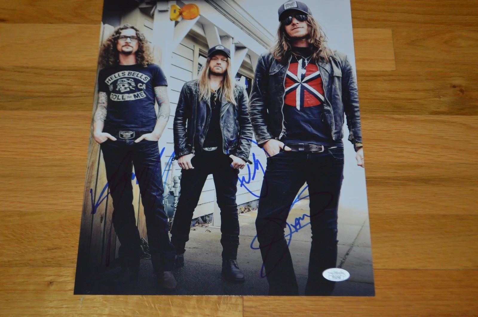 Cadillac Three ~ Jaren / Neil / Kelby Autographed 11x14 Photo with JSA COA, image 5