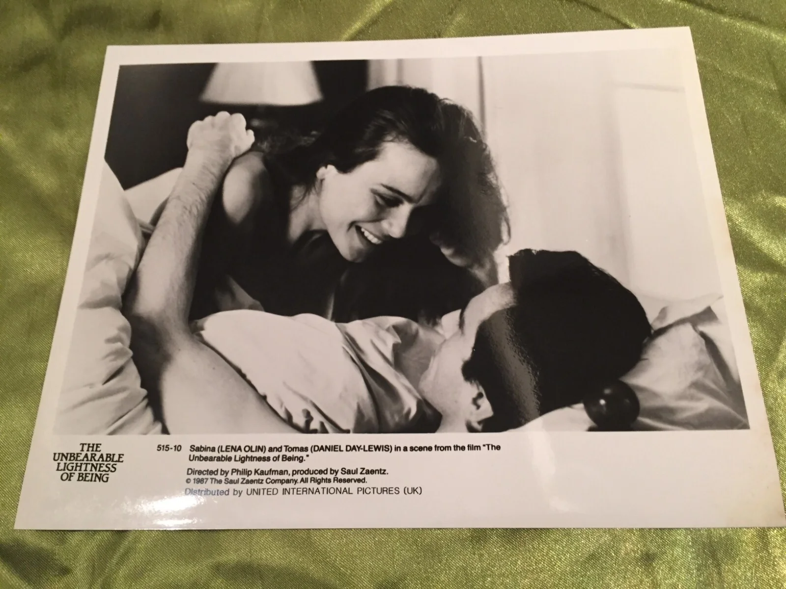 THE UNBEARABLE LIGHTNESS OF BEING Rare 8" x 10" Press Pack 1988 VG, изображение 5