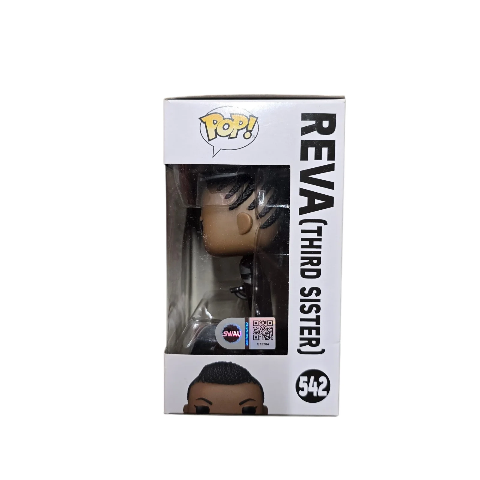 Moses Ingram — Moses Ingram Signed Reva Funko 542 Obi Wan Kenobi SWAU Authenticated RARE, изображение 2