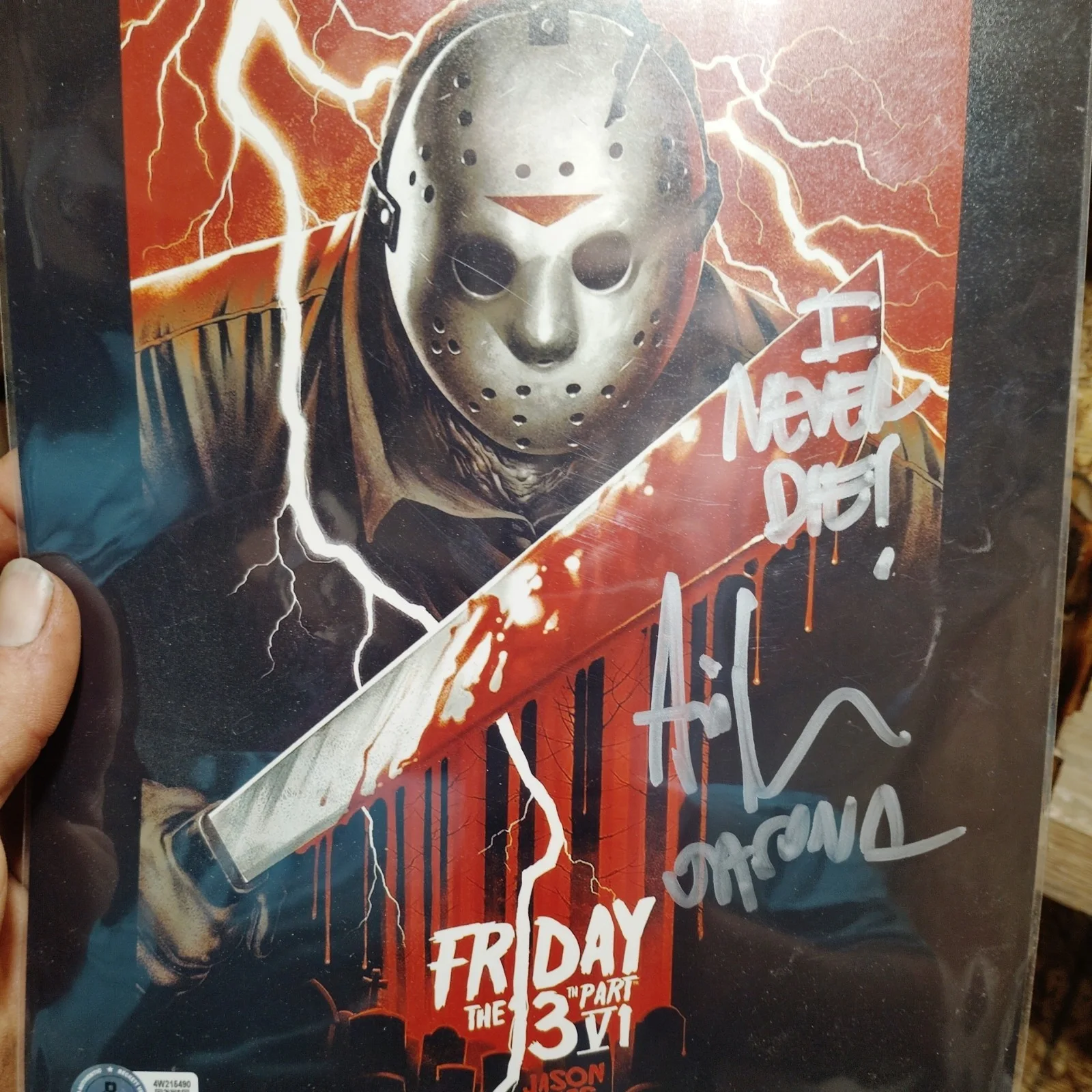 Ari Lehman — Lot of Friday The 13th Memorabilia Signed By The First Jason Vorhees, Ari Lehman, изображение 5
