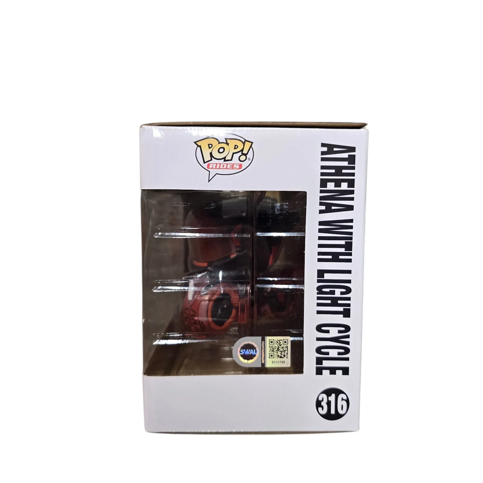 Jodie Turner Smith Signed Athena Funko 316 Tron Ares SWAU Authenticated RARE!!, изображение 2
