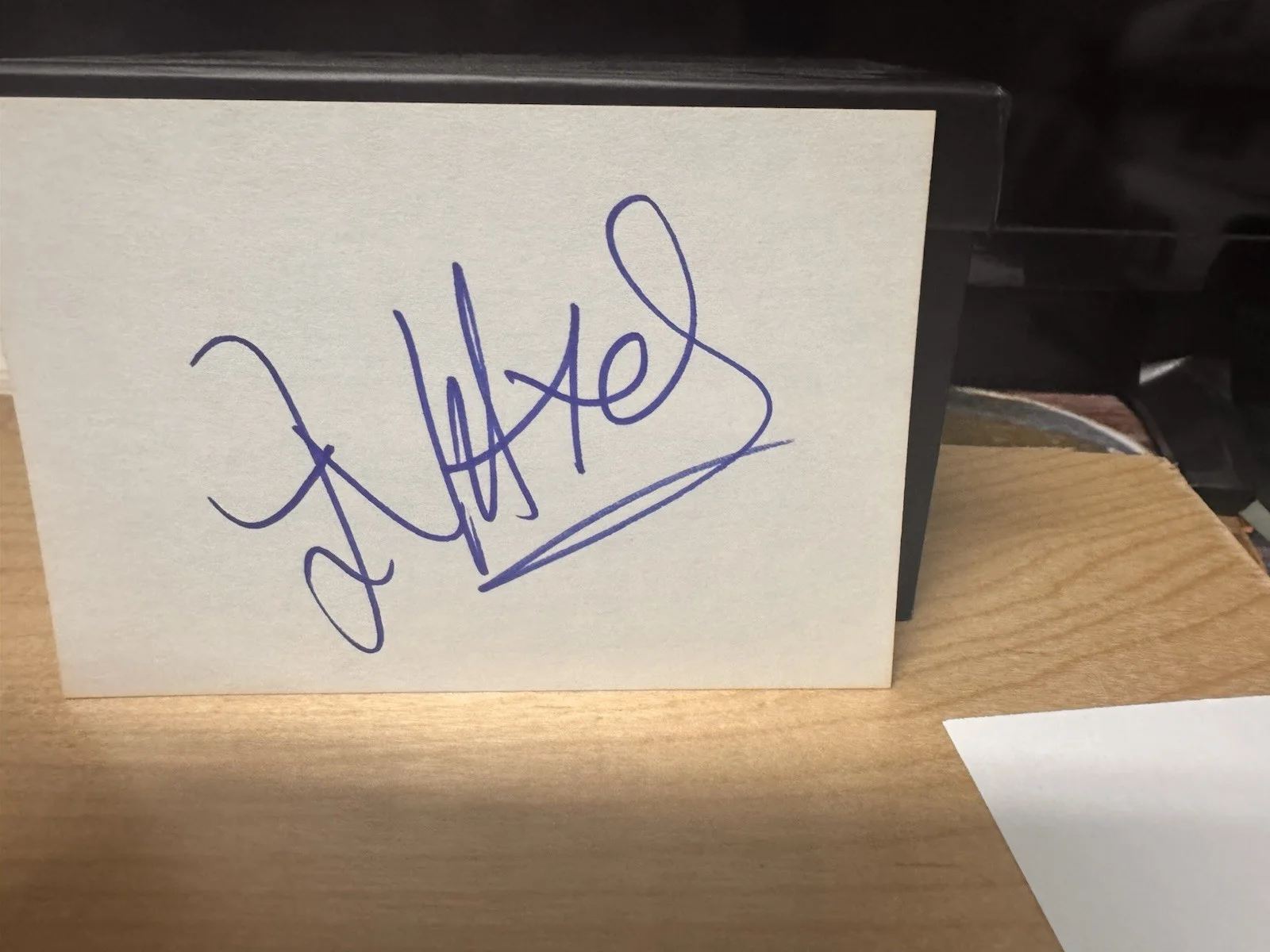 Oingo Boingo Signed Index Cards John Avila And Johnny VATOS., изображение 2