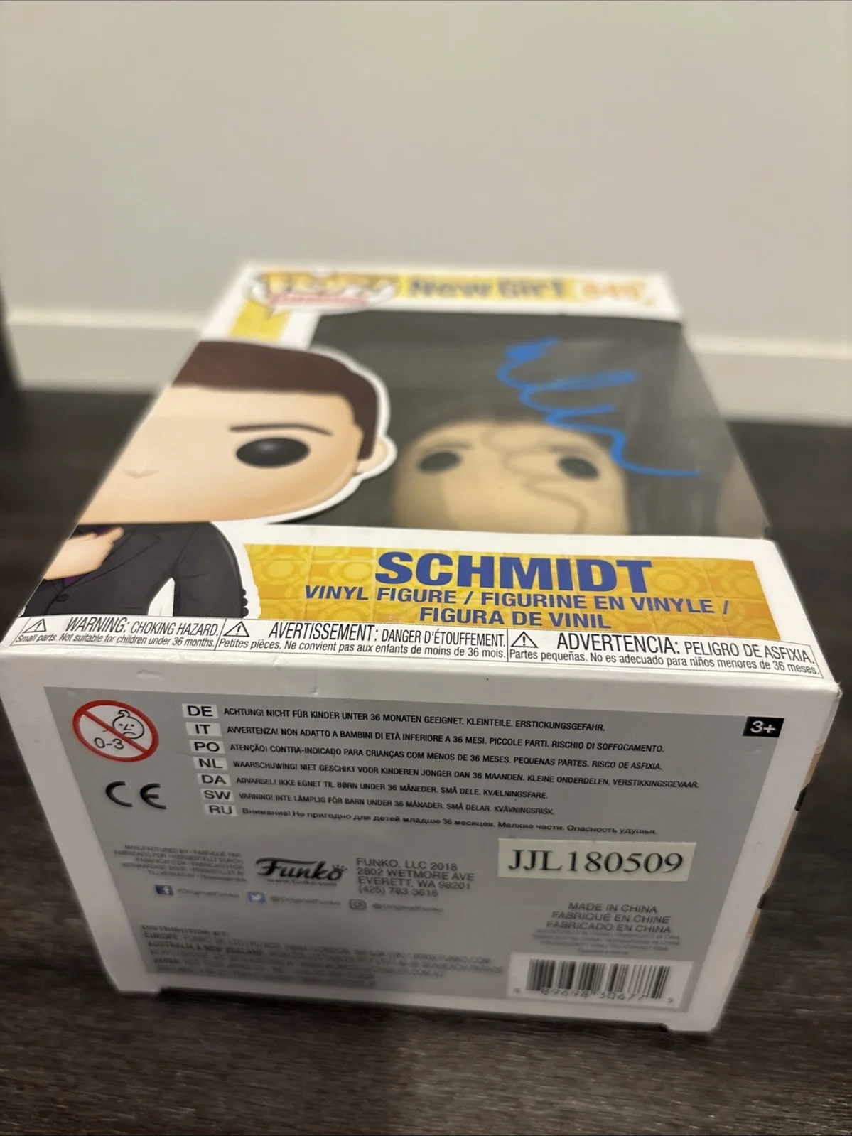 Max Greenfield Signed Schmidt Funko Pop #649 Autograph New Girl Rare Vaulted, image 5