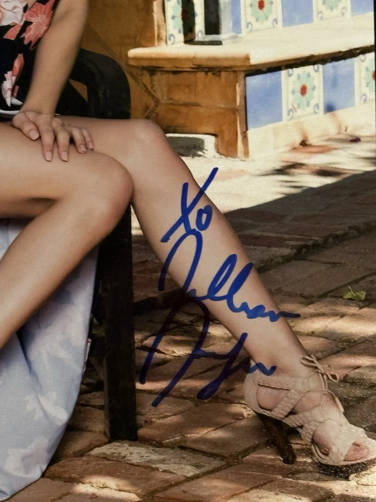 Jillian Janson Signed 8x10 PHOTO ADULT STAR AUTOGRAPH Penthouse JSA Rare, изображение 2