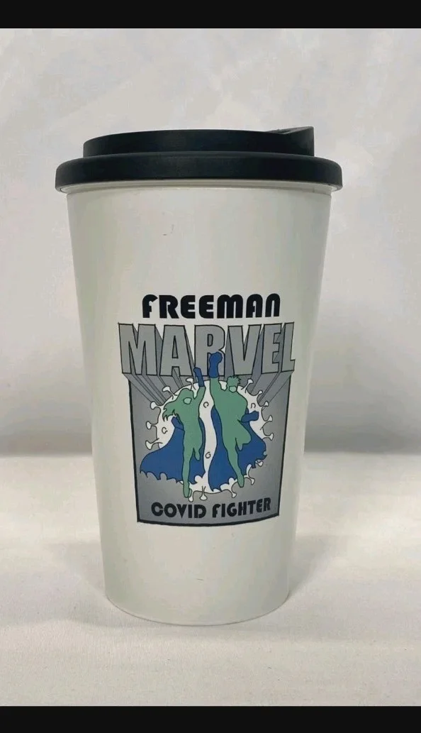 Marvel Cup beaker Mug 35CL Covid Fighter Limited Edition! Superhero, image 2